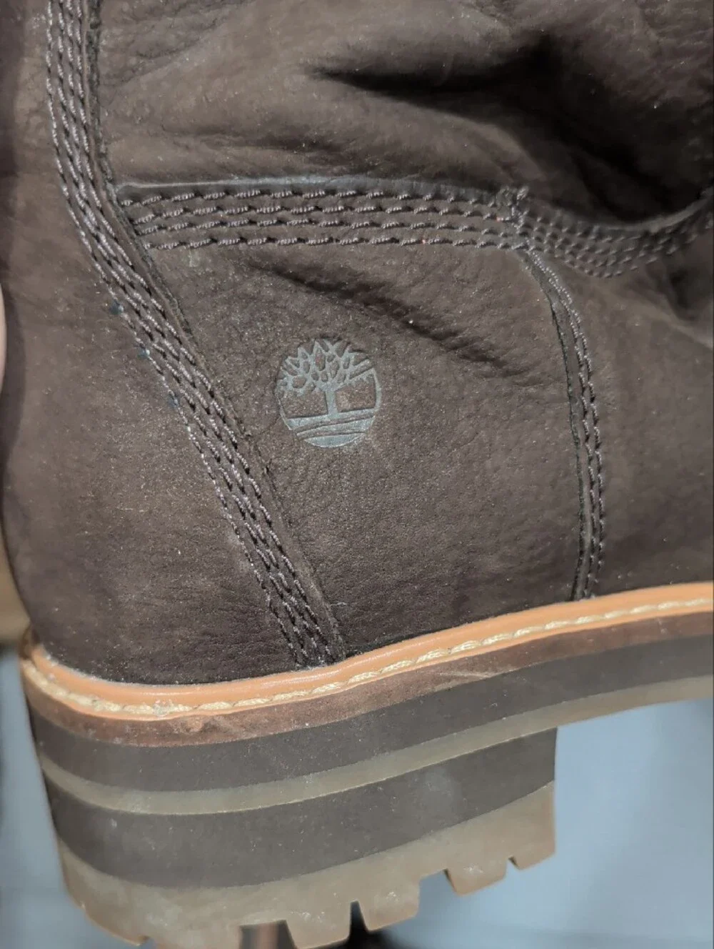 Timberland Women's Tall Dark Brown Suede Over-the-Knee Boot